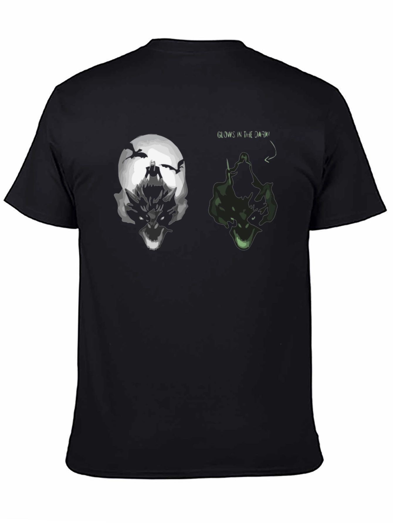 Glow-in-the-Dark Wolf & Rider Graphic Tee