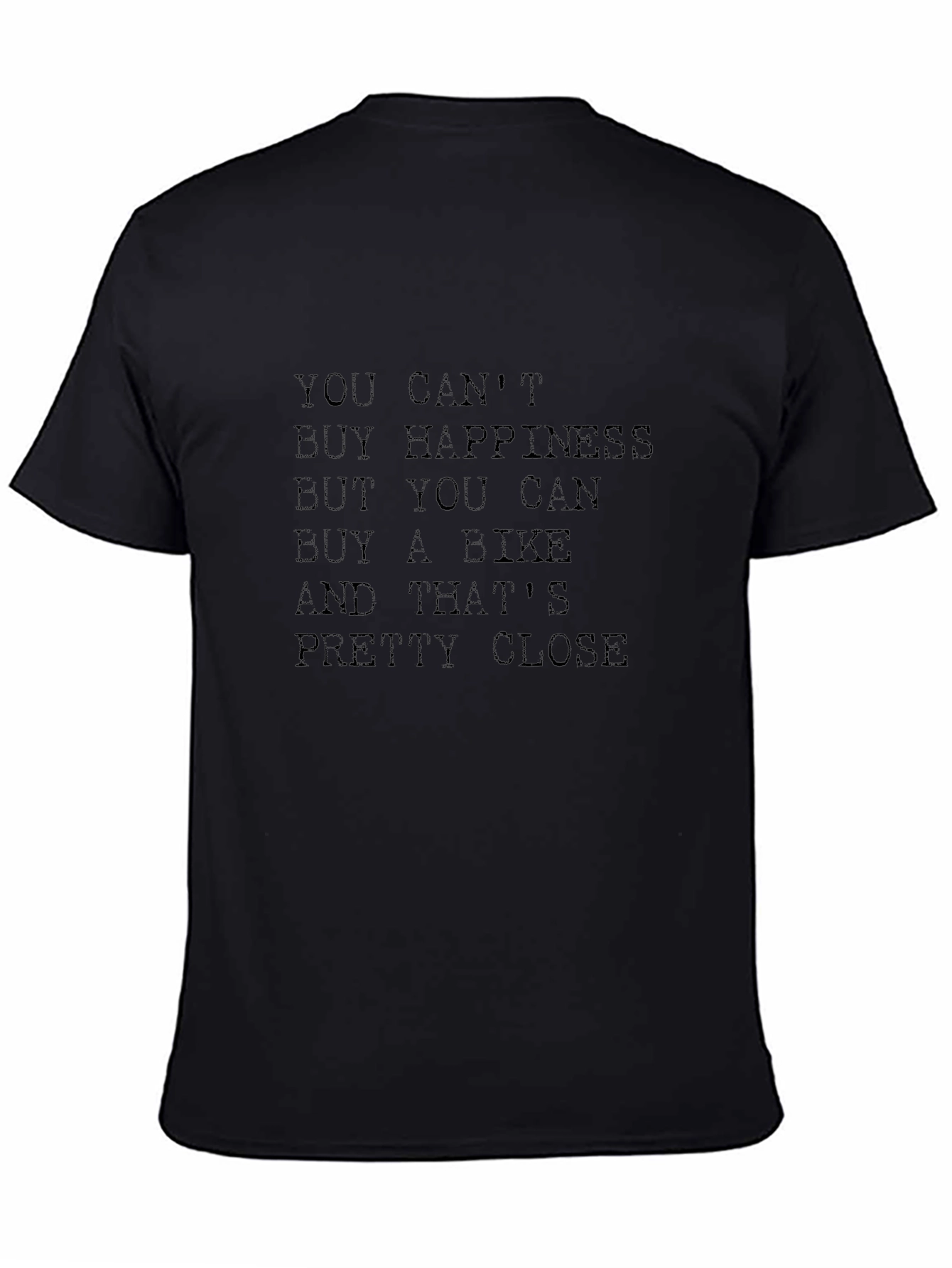 Bike Lover T-Shirt: Cant Buy Happiness Buy a Bike!