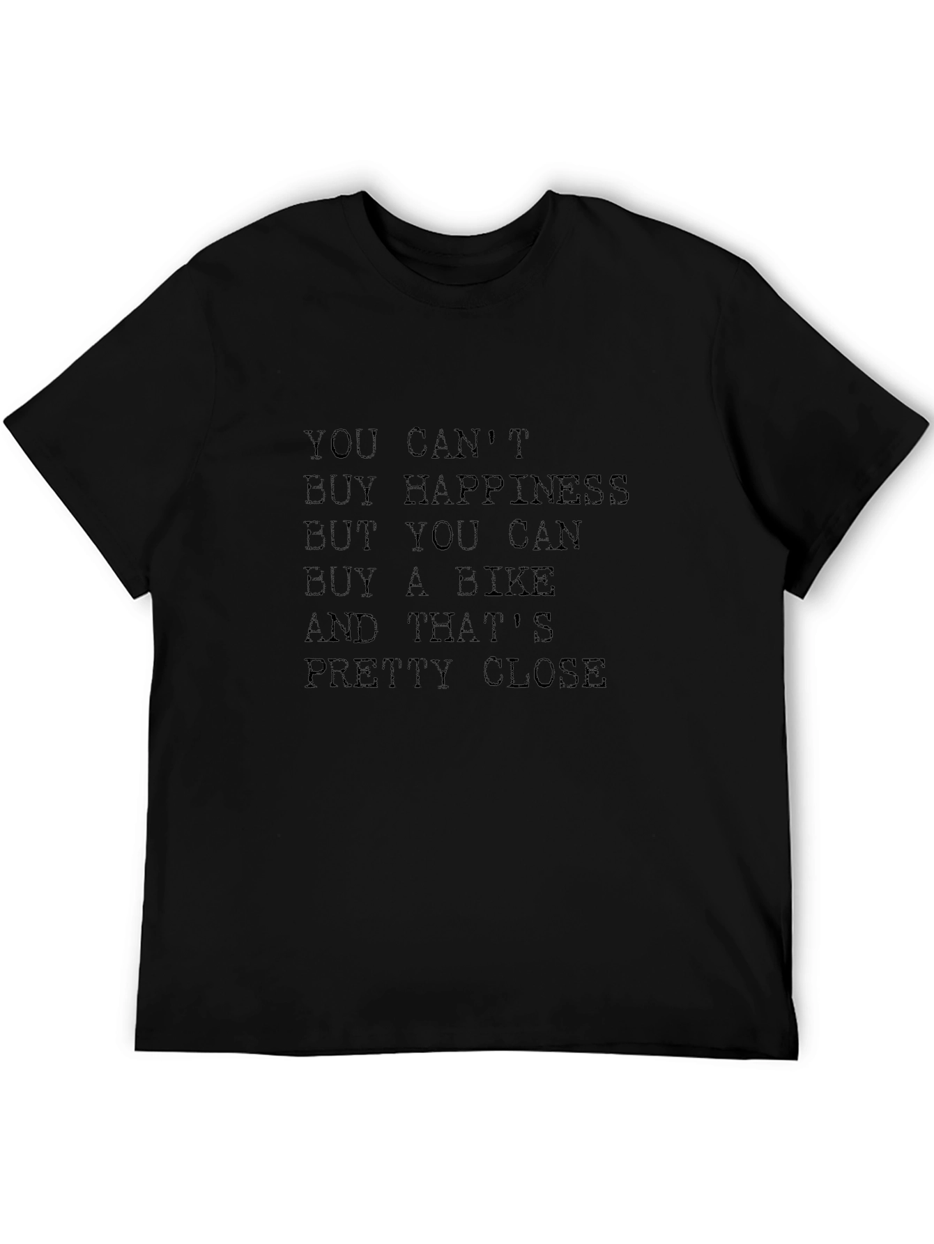 Bike Lover T-Shirt: Cant Buy Happiness Buy a Bike!
