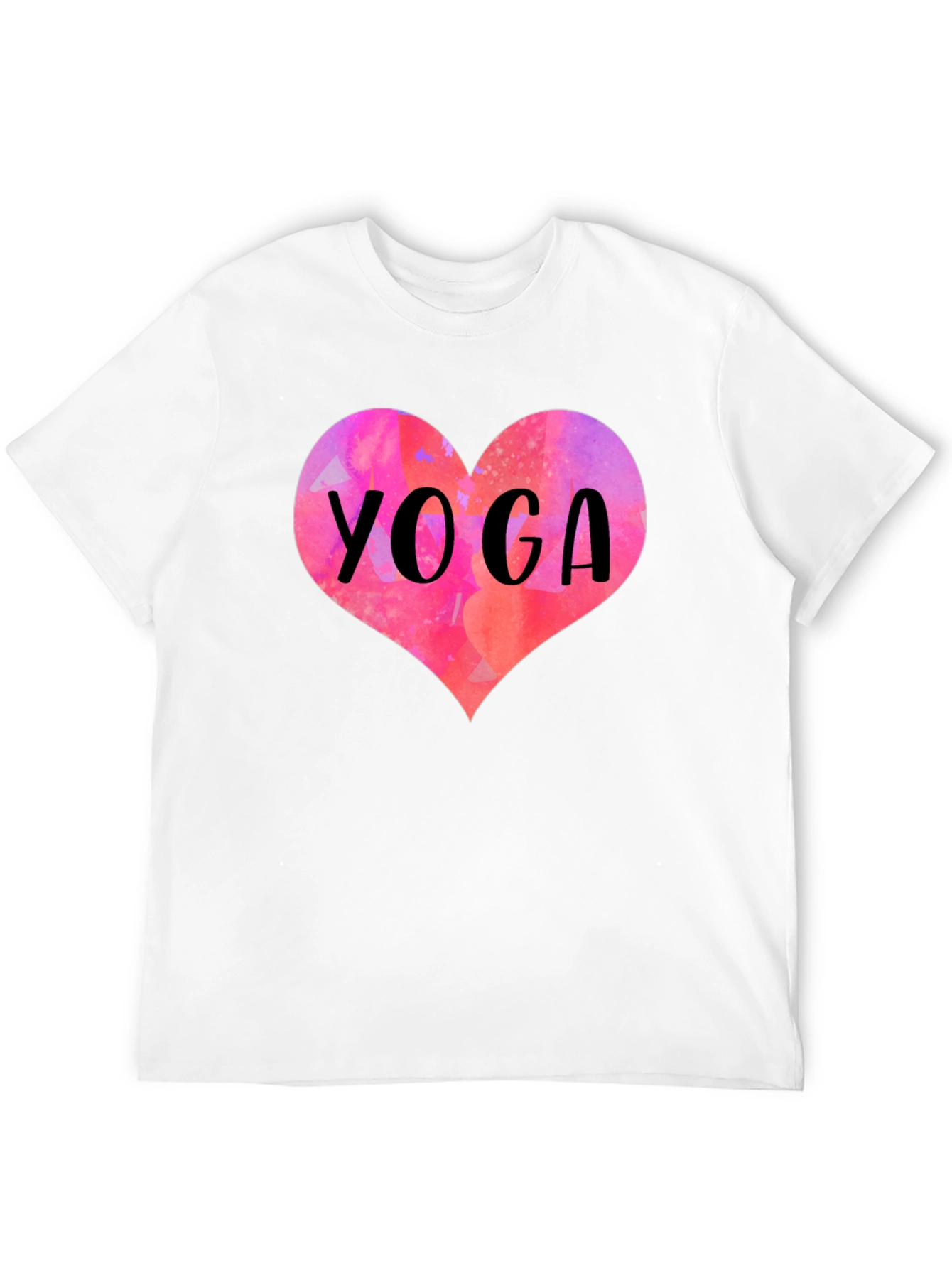 Yoga Heart T-Shirt - Stylish Cotton Tee