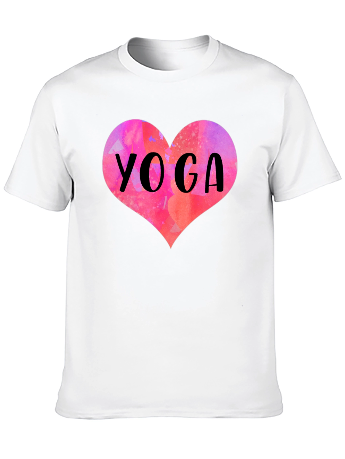 Yoga Heart T-Shirt - Stylish Cotton Tee