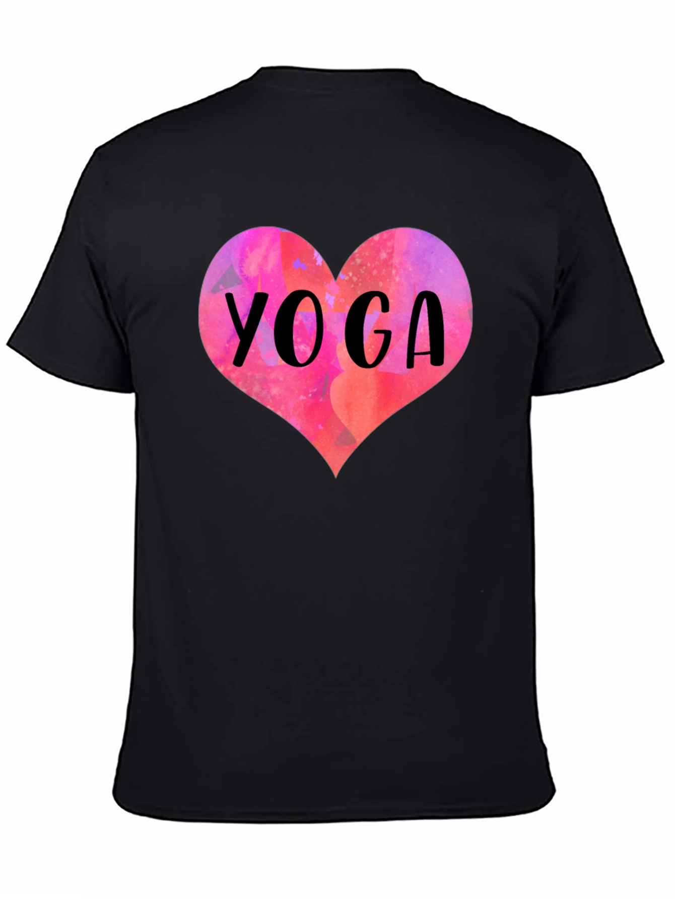 Yoga Heart T-Shirt - Stylish Cotton Tee