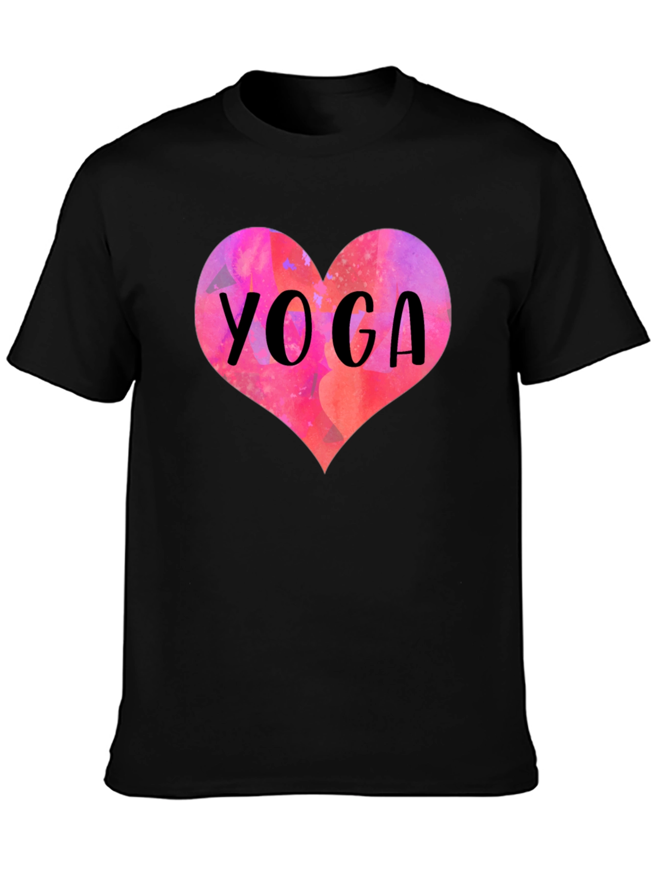 Yoga Heart T-Shirt - Stylish Cotton Tee