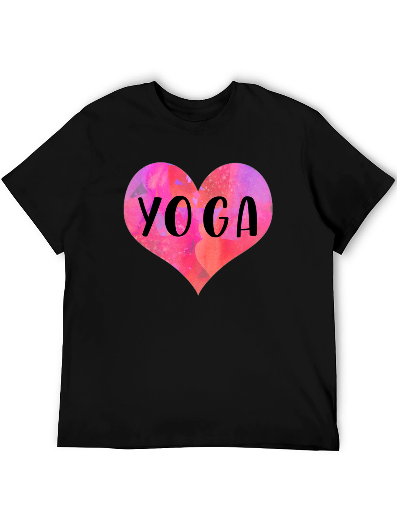 Yoga Heart T-Shirt - Stylish Cotton Tee