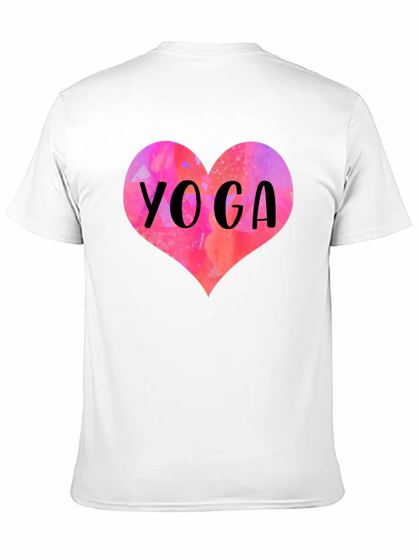 Yoga Heart T-Shirt - Stylish Cotton Tee