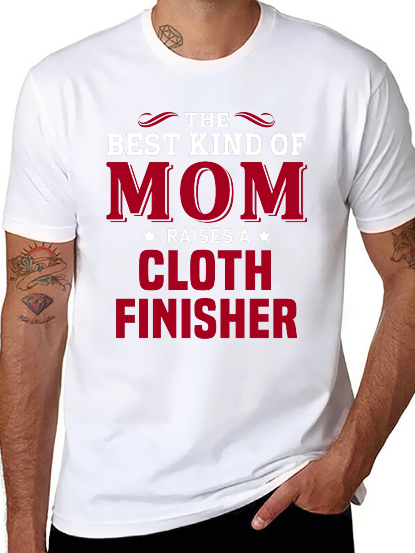 Best Kind of Mom Cloth Finisher T-Shirt