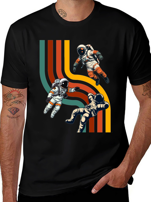 Retro Astronaut T-Shirt - Space Theme