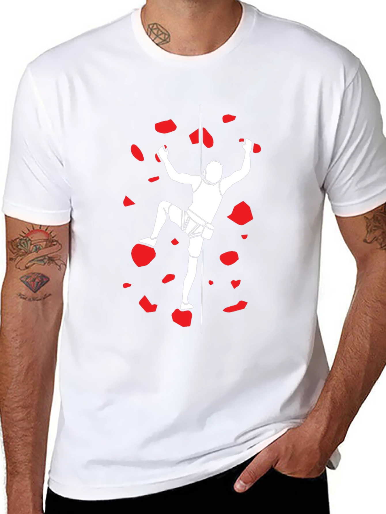 Rock Climbing Graphic T-Shirt