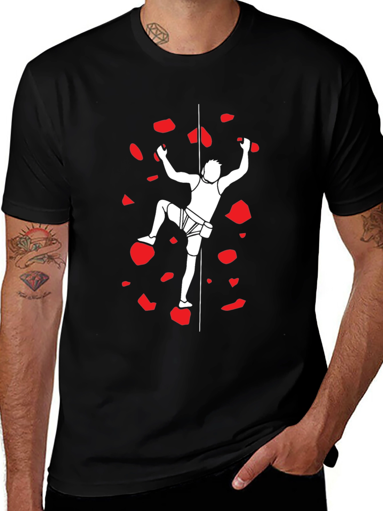 Rock Climbing Graphic T-Shirt
