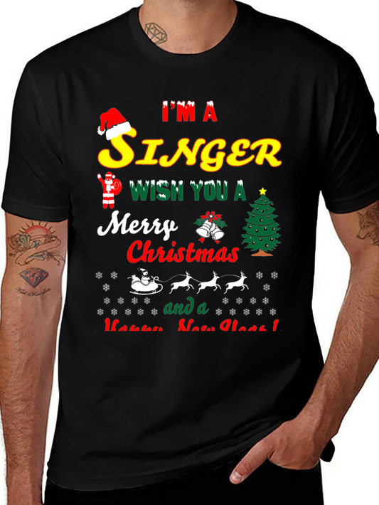 Im a Singer Christmas T-Shirt