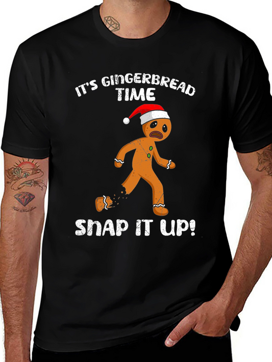 Gingerbread Time Funny Christmas T-Shirt