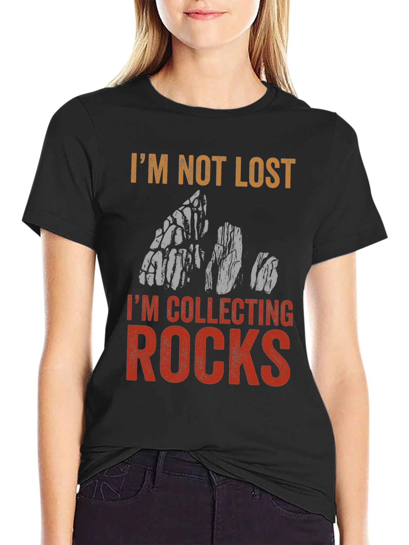 Im Not Lost Im Collecting Rocks T-Shirt