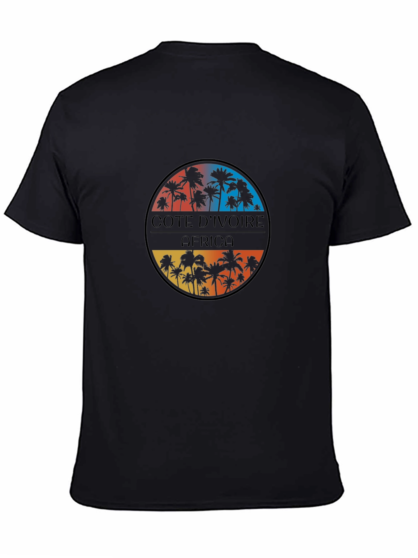 Côte dIvoire Africa Palm Tree Graphic T-Shirt