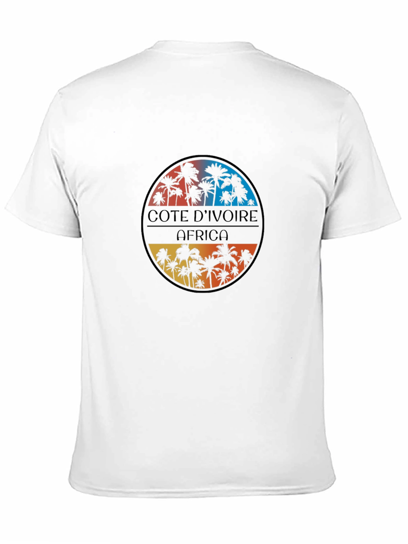 Côte dIvoire Africa Palm Tree Graphic T-Shirt