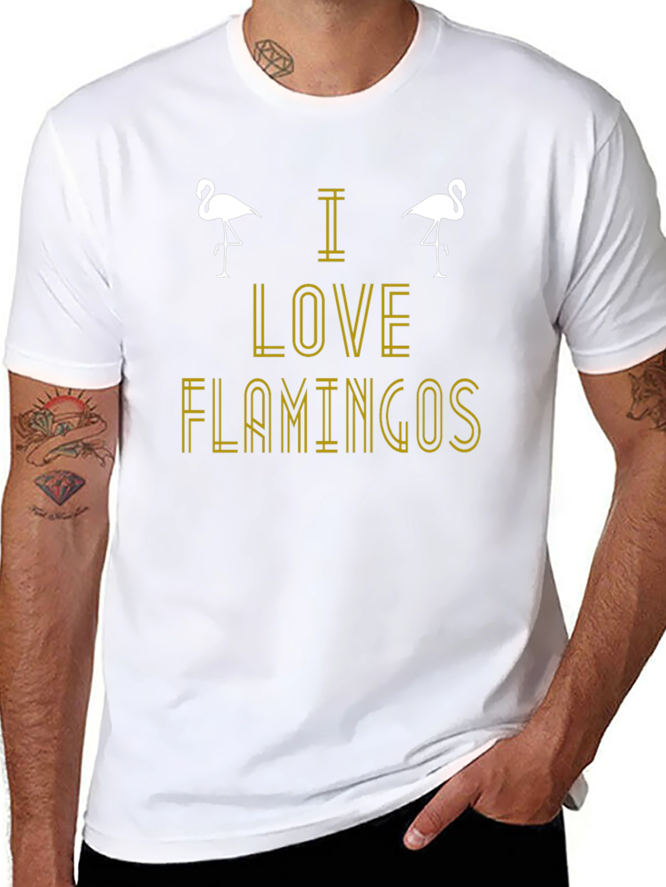 I Love Flamingos T-Shirt