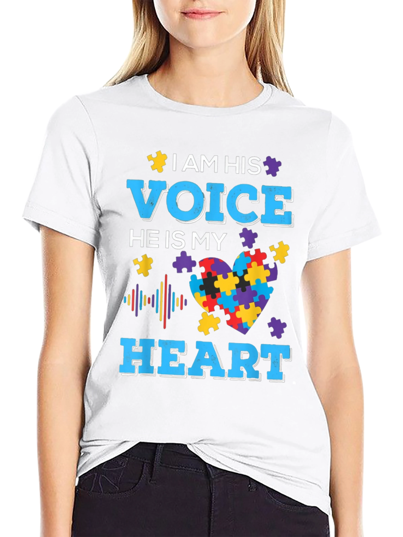 Autism Awareness T-Shirt: I Am His Voice