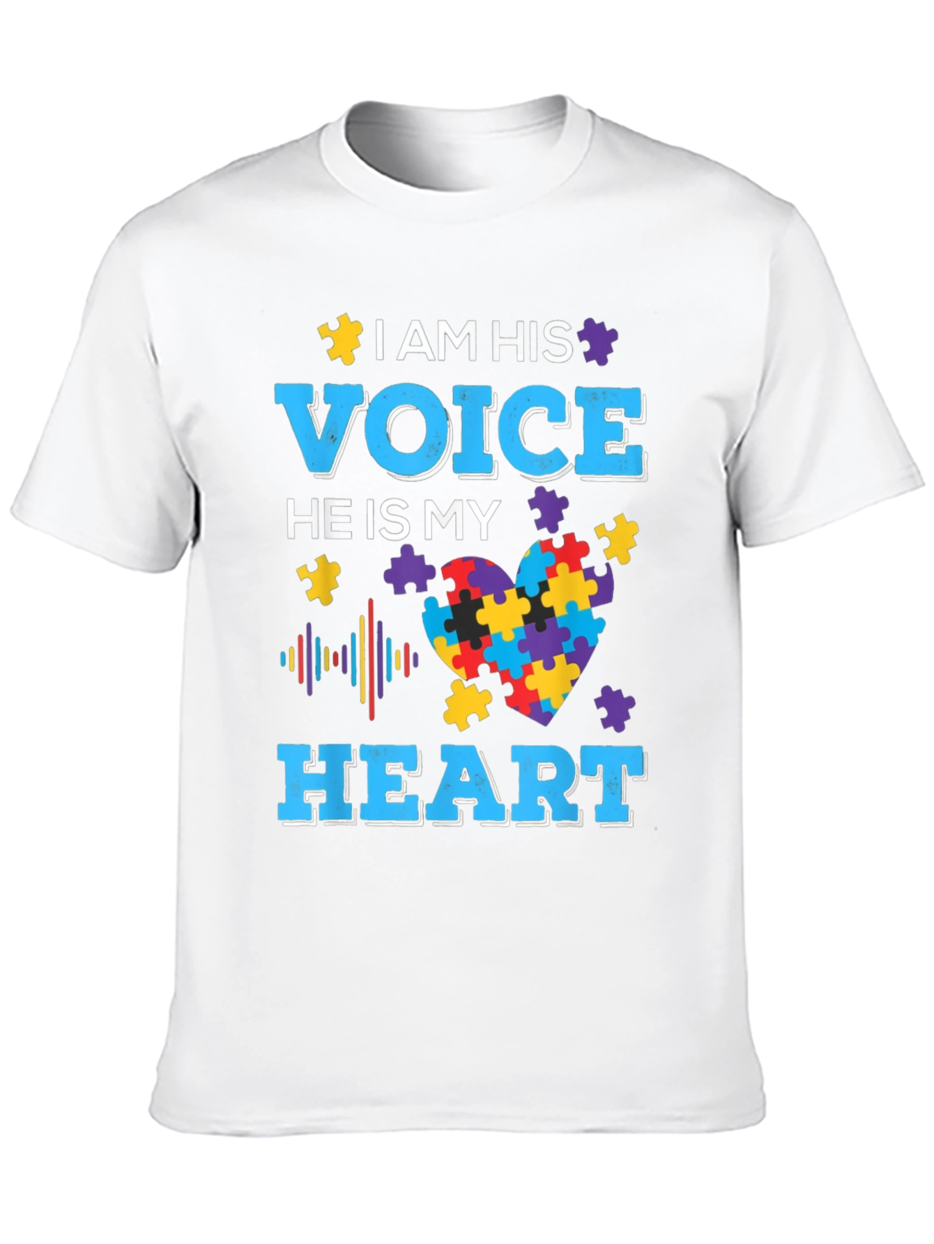 Autism Awareness T-Shirt: I Am His Voice