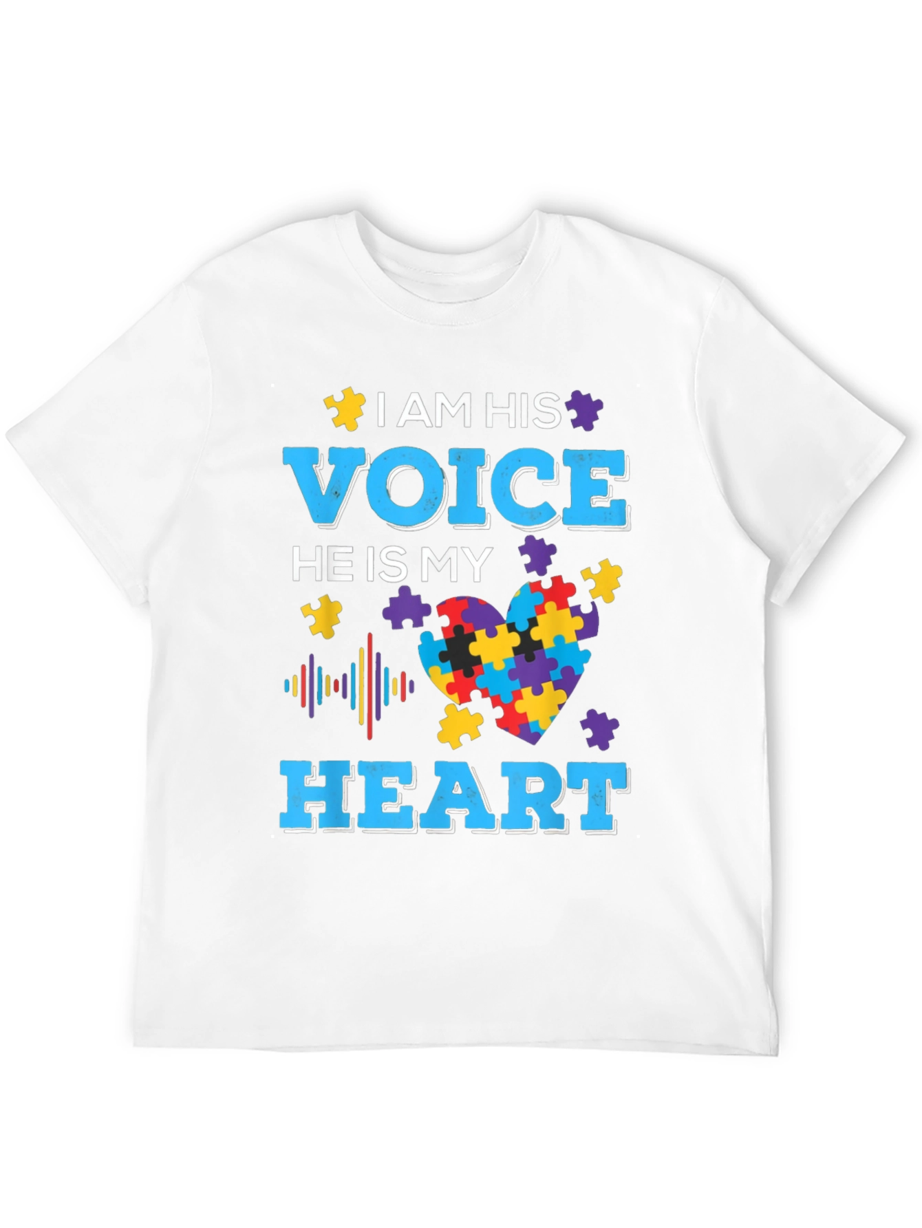 Autism Awareness T-Shirt: I Am His Voice