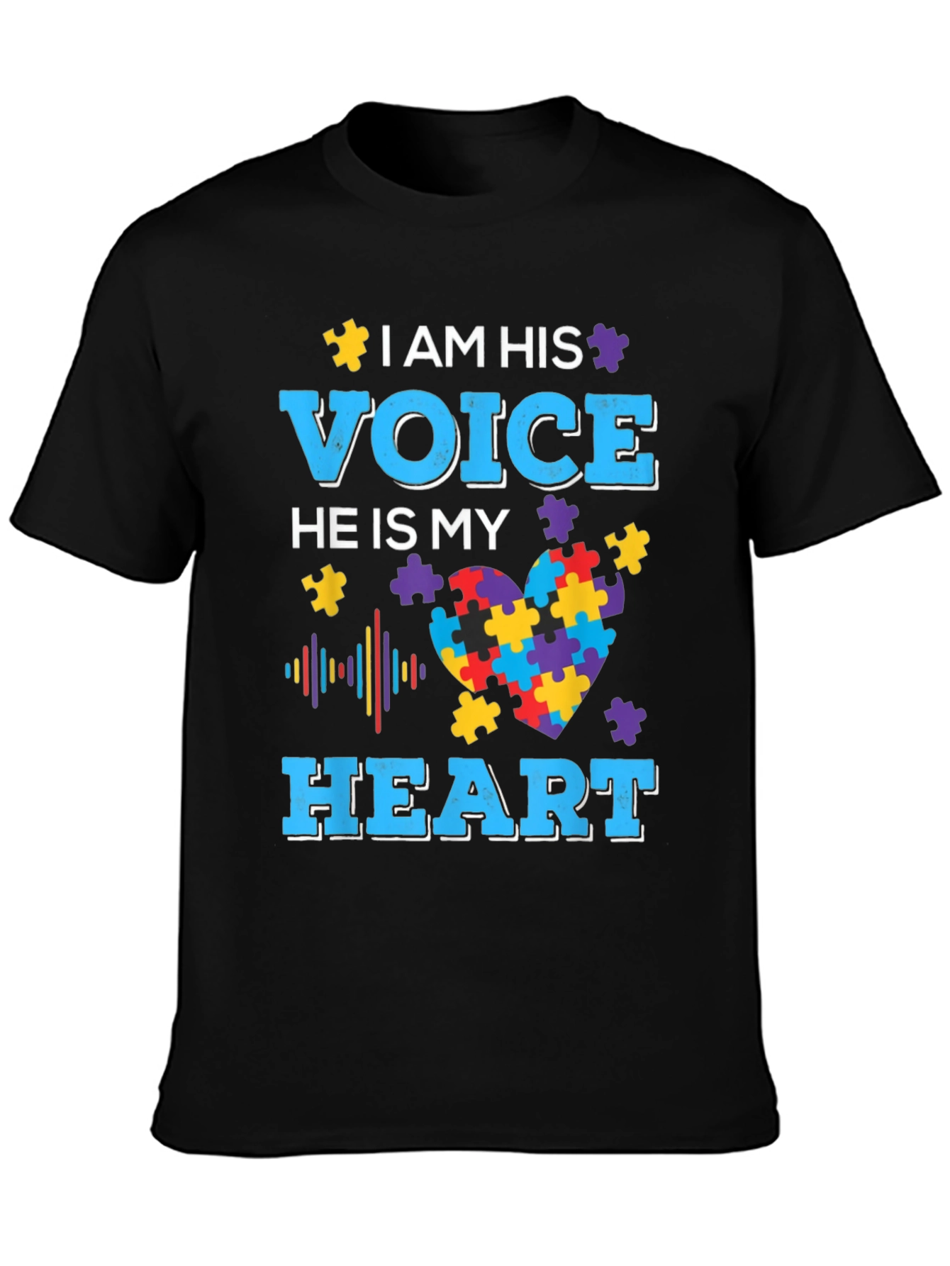 Autism Awareness T-Shirt: I Am His Voice