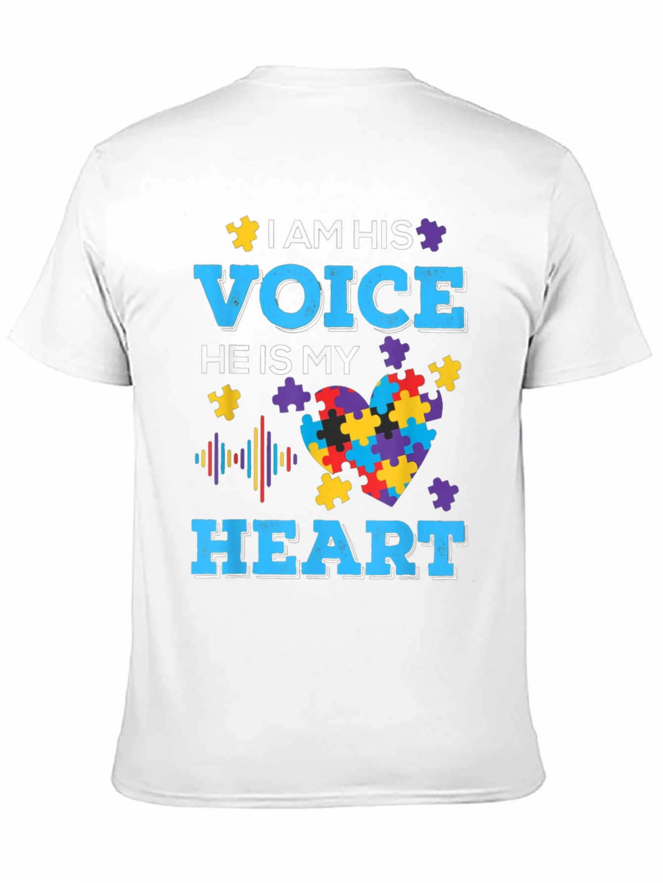 Autism Awareness T-Shirt: I Am His Voice