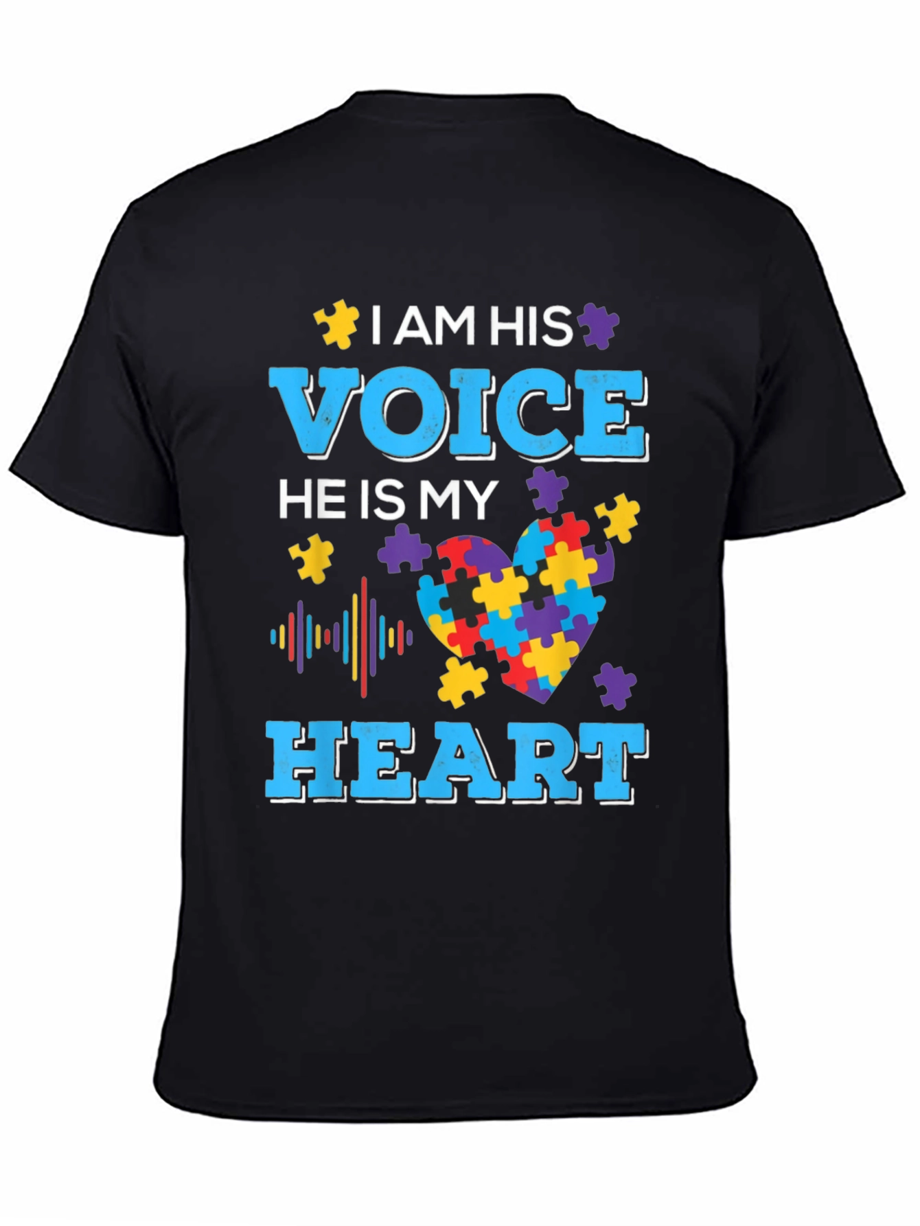 Autism Awareness T-Shirt: I Am His Voice