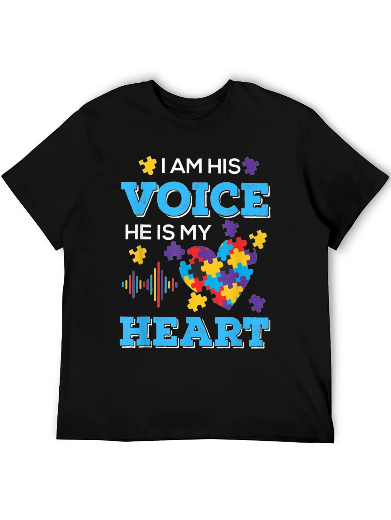 Autism Awareness T-Shirt: I Am His Voice