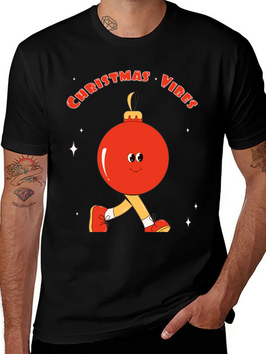 Christmas Vibes Graphic Tee - Holiday Cheer