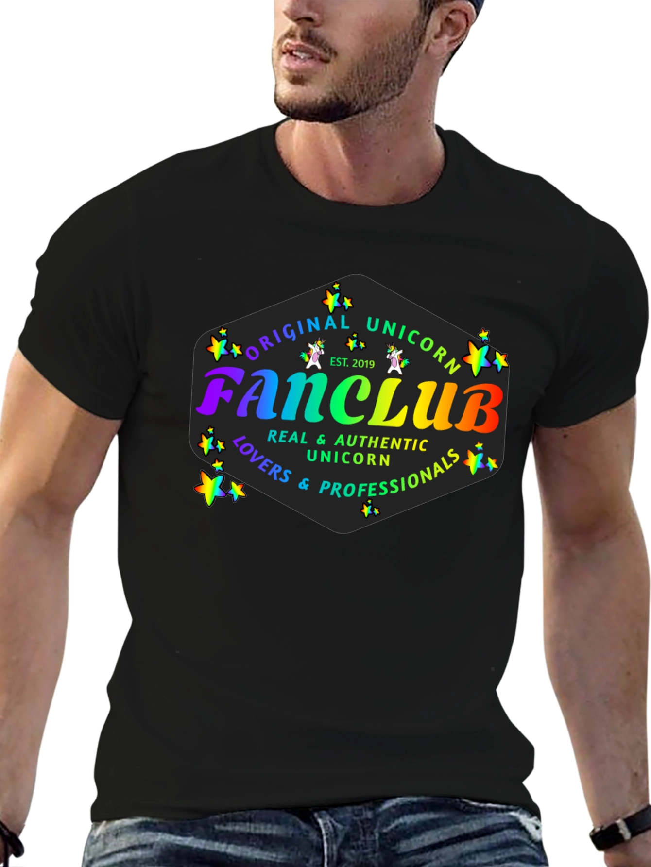 Original Unicorn Fanclub Black T-Shirt