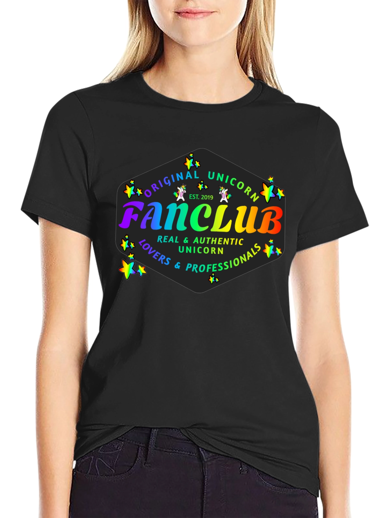 Original Unicorn Fanclub Black T-Shirt