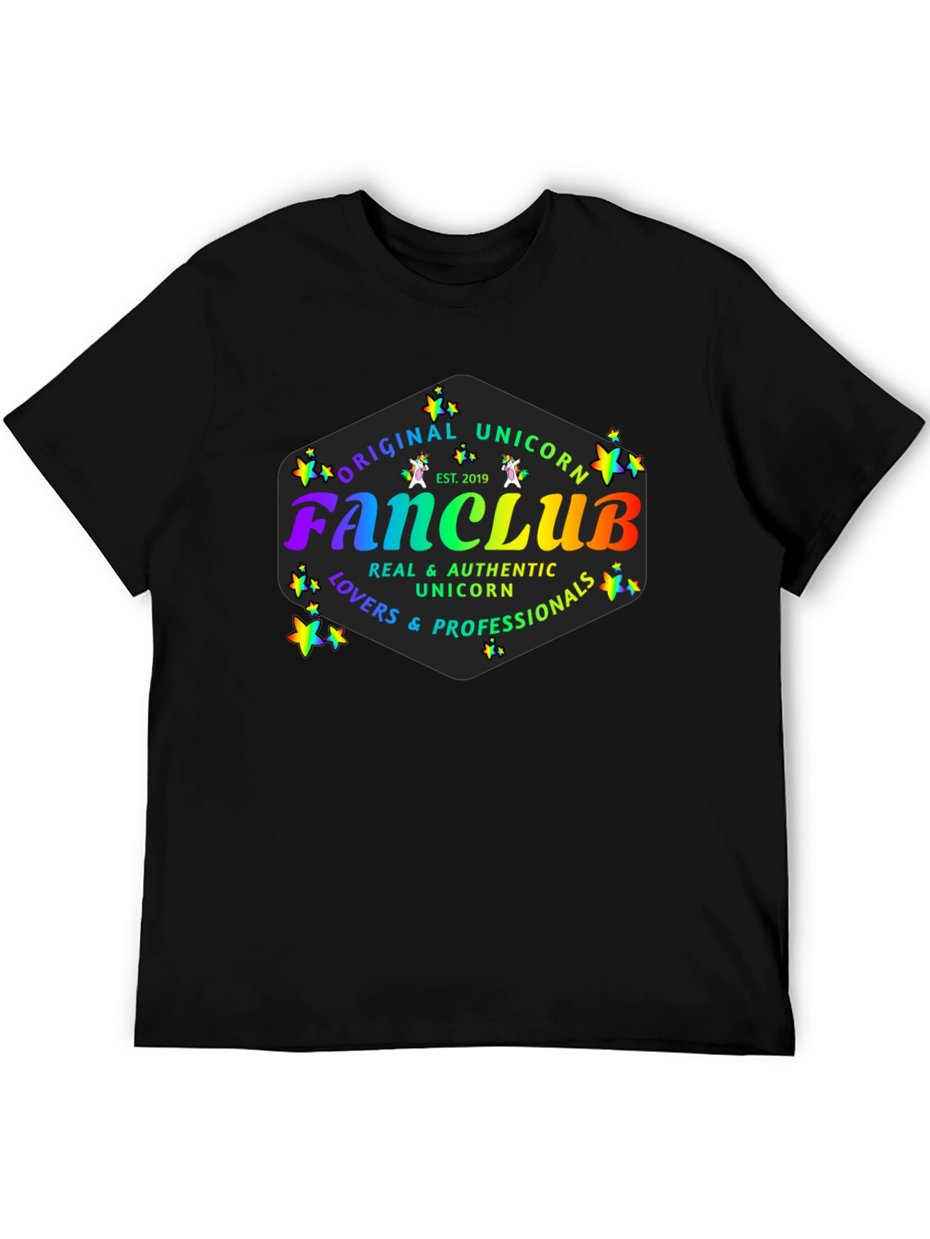 Original Unicorn Fanclub Black T-Shirt