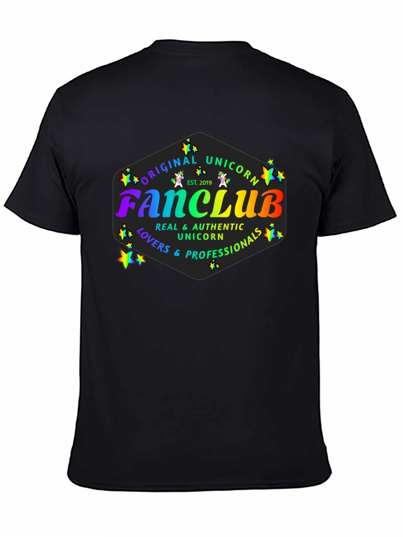 Original Unicorn Fanclub Black T-Shirt