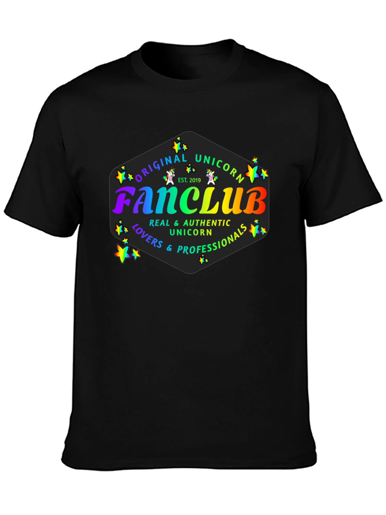 Original Unicorn Fanclub Black T-Shirt