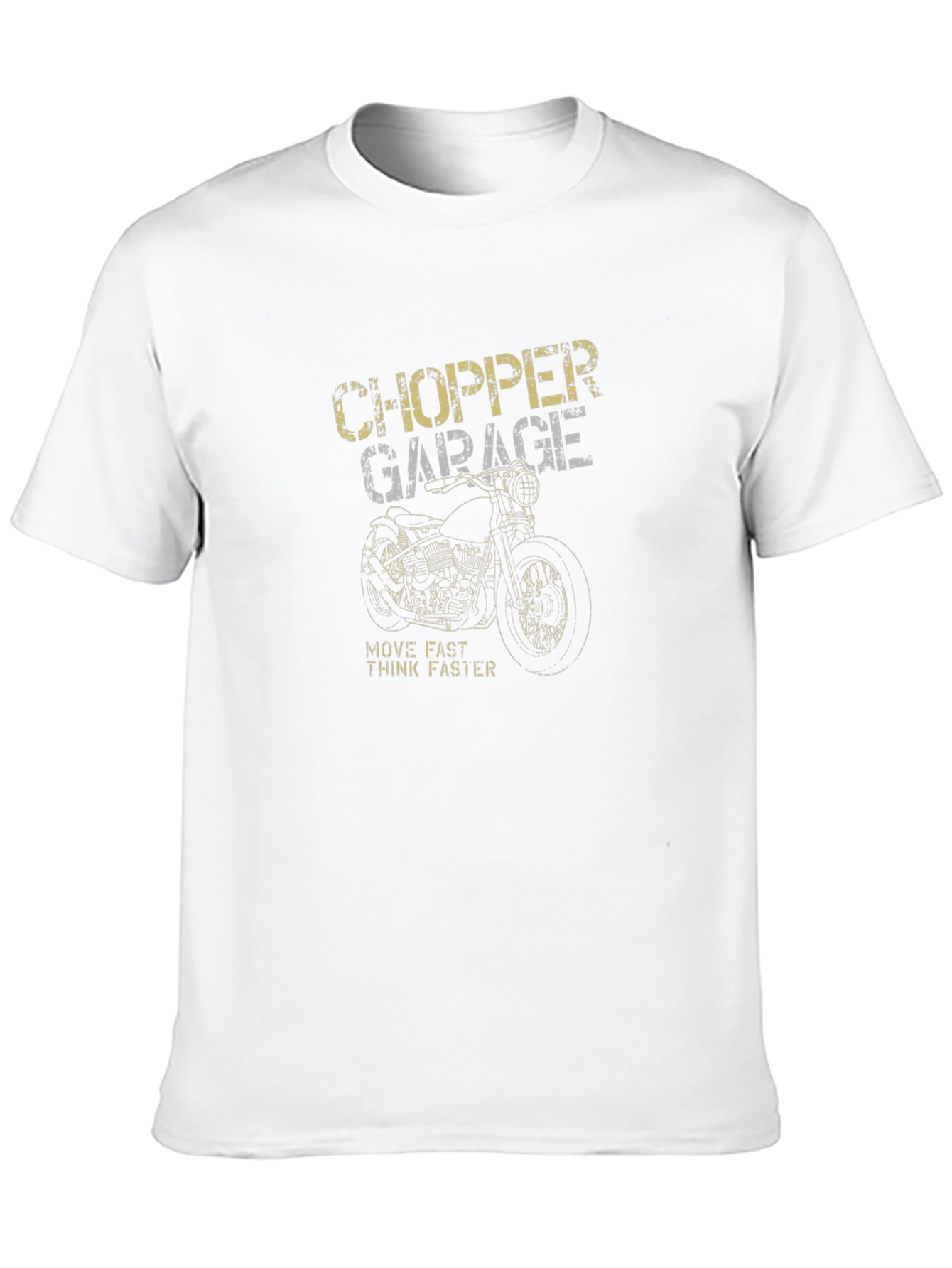 Chopper Garage T-Shirt - Motorcycle Graphic Tee