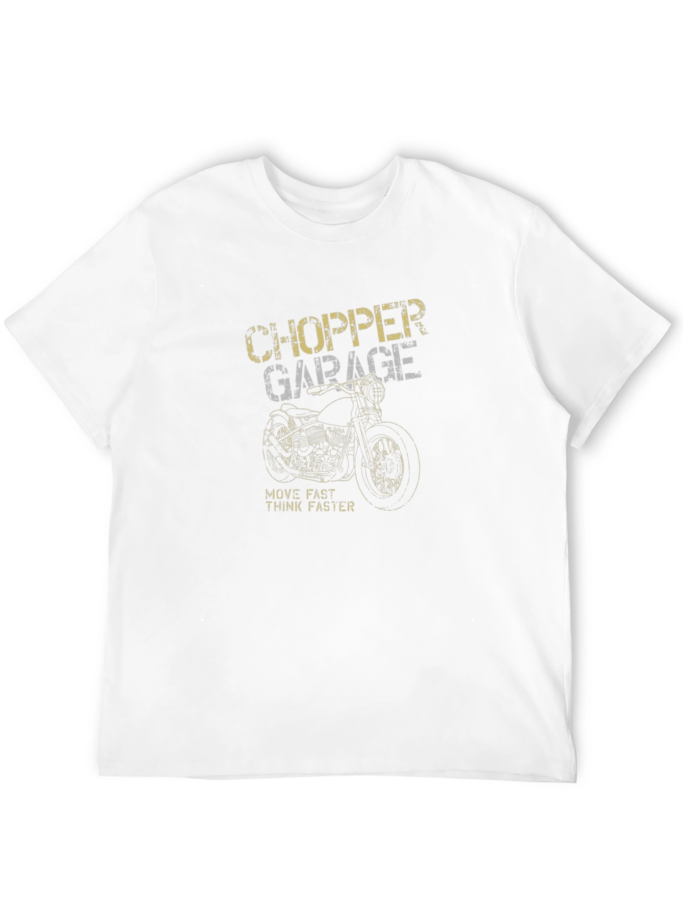 Chopper Garage T-Shirt - Motorcycle Graphic Tee