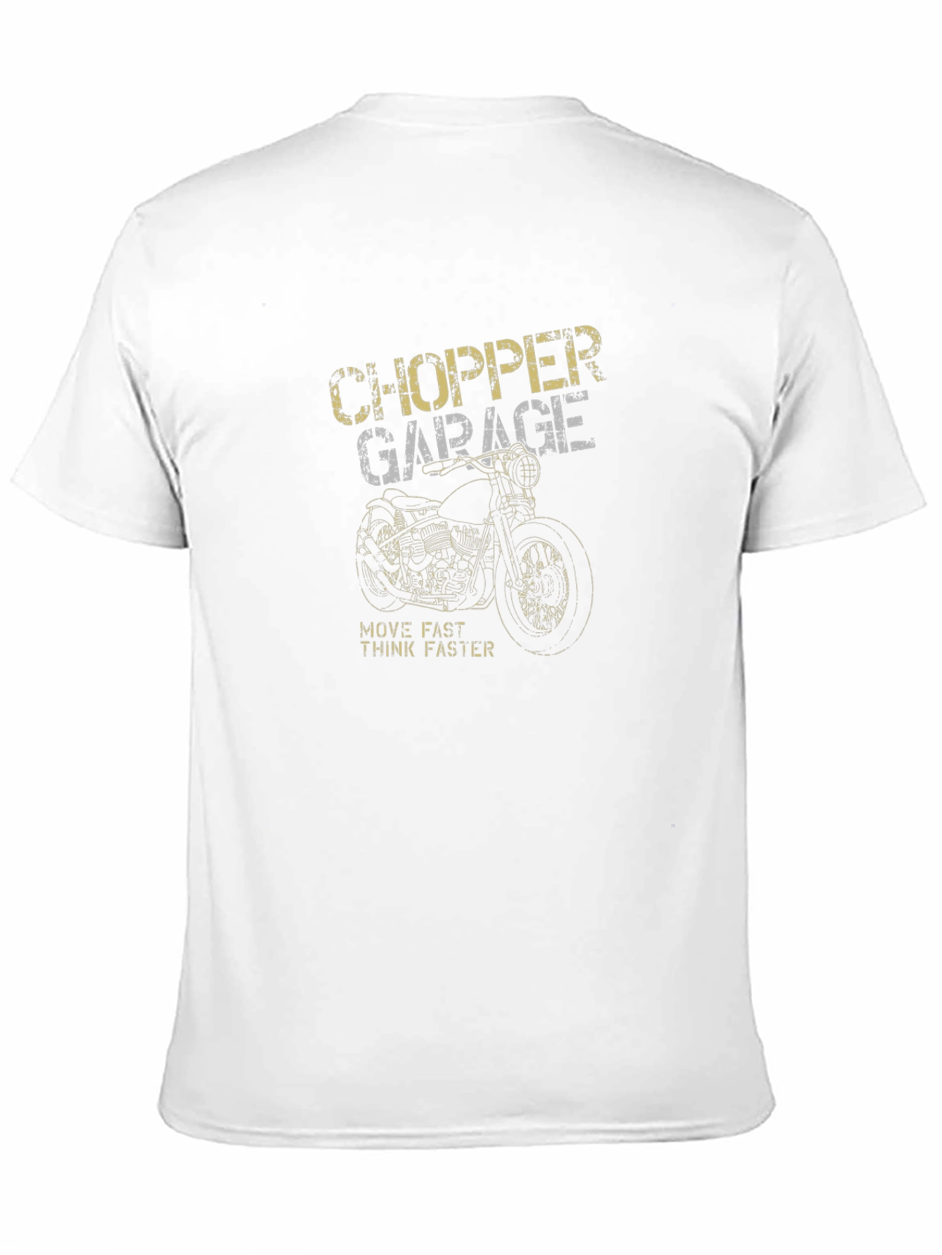 Chopper Garage T-Shirt - Motorcycle Graphic Tee