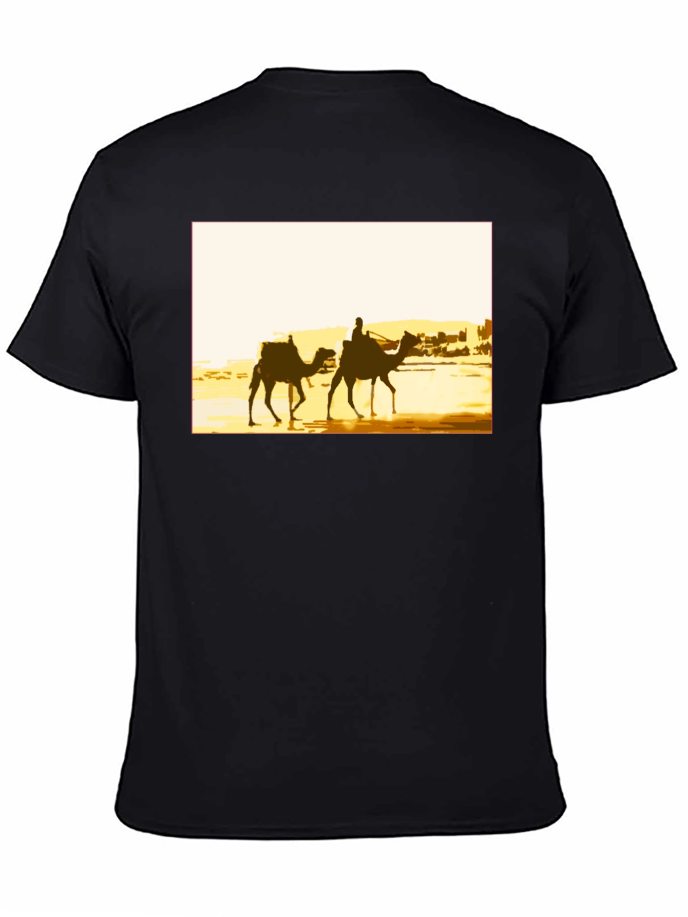 Desert Caravan Graphic Tee - Black
