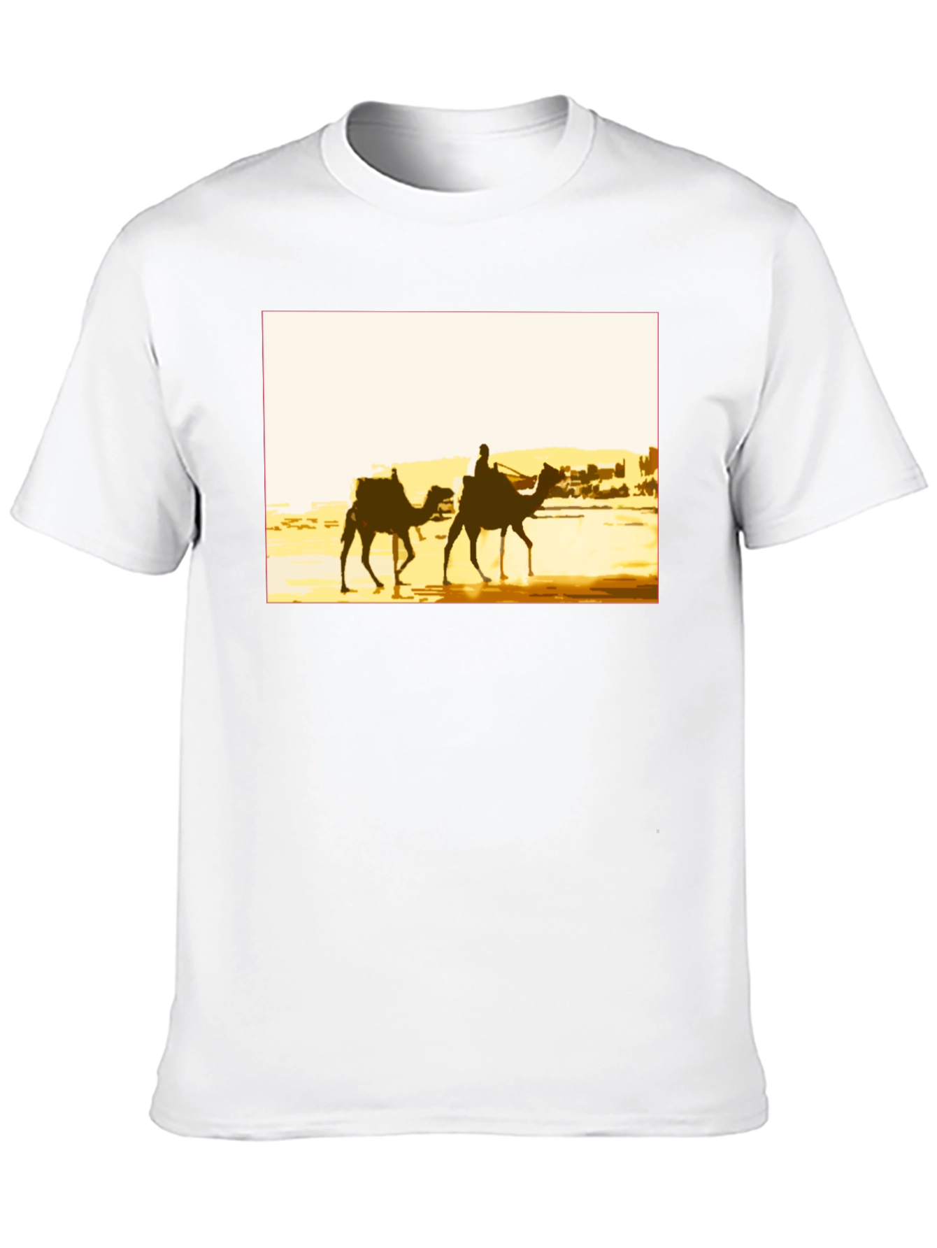 Desert Caravan Graphic Tee - Black