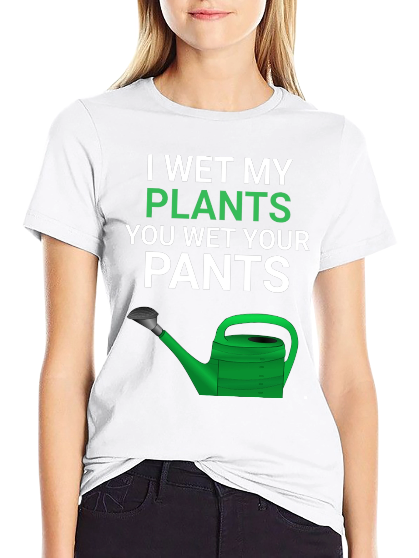 Funny Gardening T-Shirt - I Wet My Plants