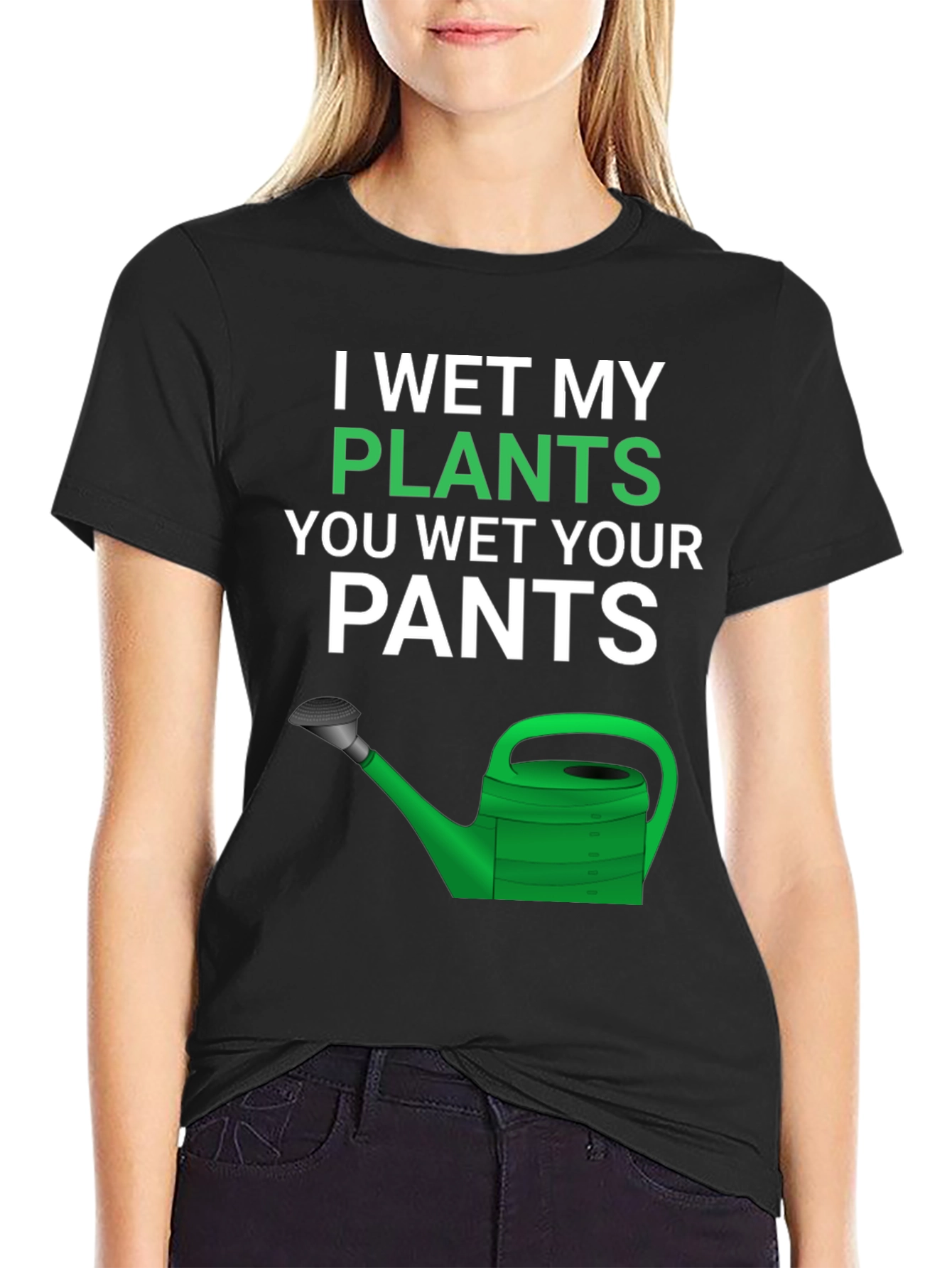 Funny Gardening T-Shirt - I Wet My Plants
