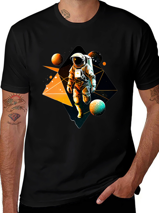 Astronaut Galaxy T-Shirt - Space Adventure Tee