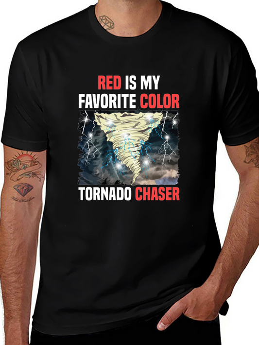 Tornado Chaser Tee - Red is My Favorite Color Shirt